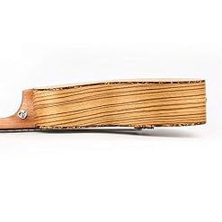 Ukulele en bois Bandes Zebra Wood 23 Pouces Traditionnel Ukulélé Concert Uke Hawaii Enfants Petite Guitare Avec Housse… – Image 5
