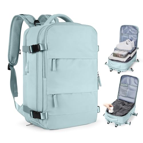 Image of coofay Vacuum Backpack Travel with Pump Vacpack Travel Backpack with Vacuum System Mochila de Viaje Compresion al Vacio Easyvacpack Airbag Backpacks for Traveling Carry on Luggage