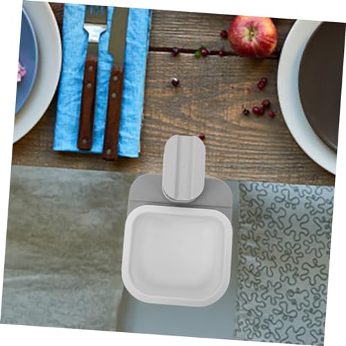 Set 2 Pzas Mini Bote de Basura con Clip Rotativo Blanco miniatura 3