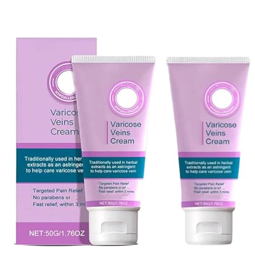 SLXYYYHW Crema calmante para piernas Anti varicosas, Tratamiento de Varices para piernas, Crema de Vitamina K, Crema milagrosa para Varices, Crema para Venas varicosas