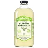 Stirrings Pack Margarita Mix Cocktail Mix 750ml Bottle - Real Juice No Preservatives - 5 Calories - Drink Mixer