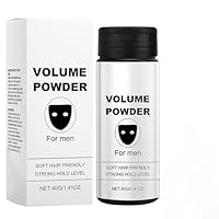 Texturpuder für Männer, 40G Haarpuder Männer, Based Texture Powder, Volumen Puder Haare mit Mattem Effekt, Verleiht Sofort Textu-r und Volumen, Haarstyling-Pulver Mit Textur für Männe-r, Starker Halt