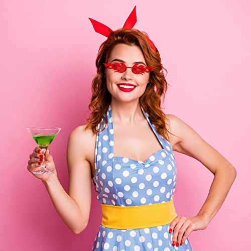EBOOT 12 Pcs Fire Flame Glasses Fire Shape Sunglasses Funny Glasses Party Decor for Women Men4