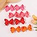 80PCS 3Inch Hair Bows for Girls Grosgrain Ribbon Toddler Hair Accessories with Alligator Clips for Toddlers Baby Girls Kids Teens in Pairs