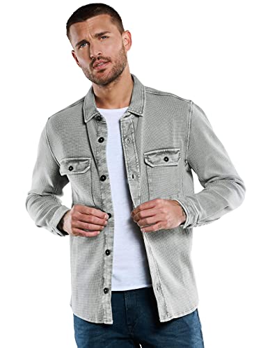 emilio adani Herren Sweat-Overshirt, 33353, Grau in Größe M Cover