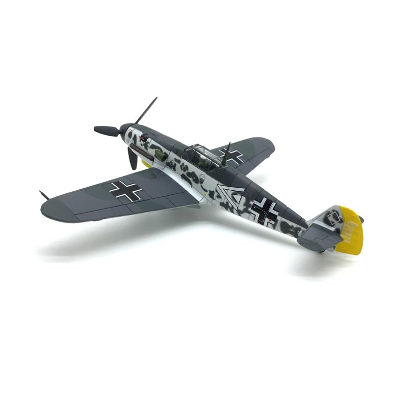 Enatuhter Diecast Airplanes 1/72 Scale Model Aircraft BF109 Simulation Fighter Jet Plane Model Attack Plane Military Airplane Models for Adults - Image 4