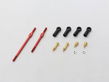 Amazon | RC-ART グラスホッパーII用 ステアリングロッドセット(レッド