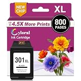 Cyloral 301XL Cartucce per HP 301 XL Deskjet 3050 3055A 3000 Nero