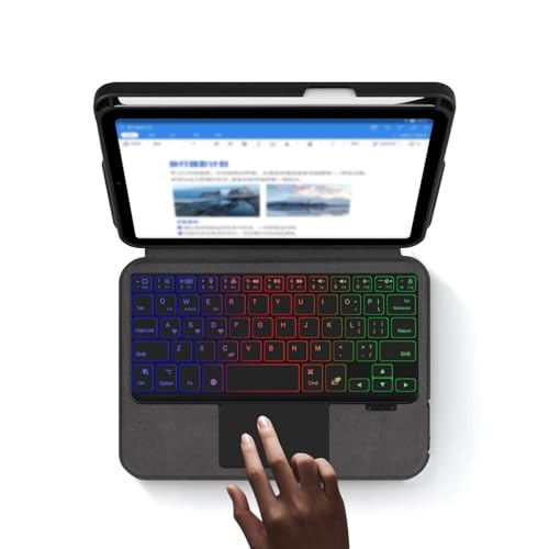 ✨人気✨iPadmini6/7 キーボード ケース トラックパッド付 日本語配列 41XFTxgZKML.jpg