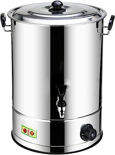 Image of BaNbe 20L Commercial Stainless Steel Catering Urn,Catering Hot Water Boiler,High Heat Transfer Efficiency And Can Prevent Dry Burning, 20231228