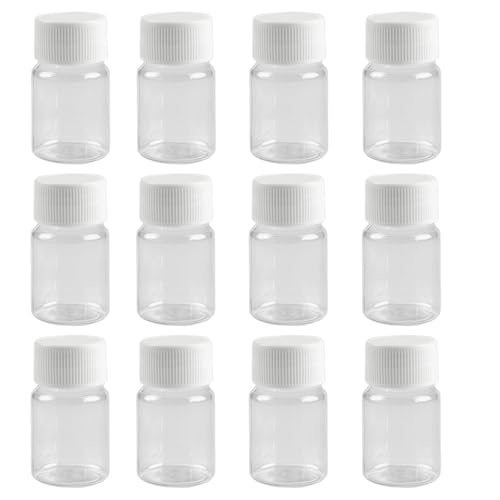 12�� 15ml 0.5�I���X ���� ��̃v���X�`�b�N�{�g�� �����X�N�����[�L���b�v�t�� �Ō`�����J�v�Z�� �s���^�u���b�g�z���_�[ ���[�{�b�N�X �l�ߑւ��\ �|�[�^�u�� �ϋv�� �e�� �W���[�|�b�g ���s ���퐶���p