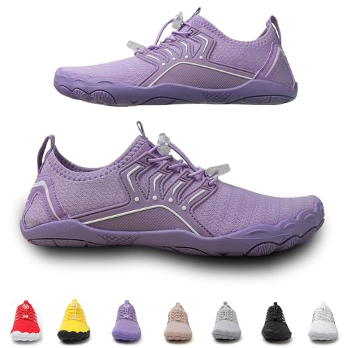 Image of Hike Barefoot Shoes Women Men Pro Water Footwear Wide Toe Box Non-Slip Unisex Athletic Outdoor Running Shoes