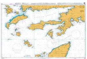 UKHO BA Chart 1055: Aegean Sea – Greece and Turkey, Rhodes Channel and Gkova Krfezi