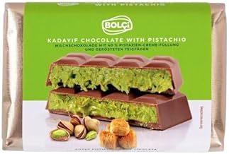 Dubai Style Schokolade mit Pistazien und Kadayif Füllung 65g