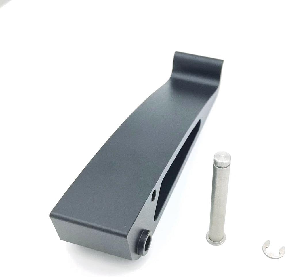 Replacement Step Rung & Pivot Pin Kit for Garelick EEZ-in Boarding, Swim & Dive Ladders – Black Anodized Aluminum Rung with 304 Stainless Steel Pivot Pin