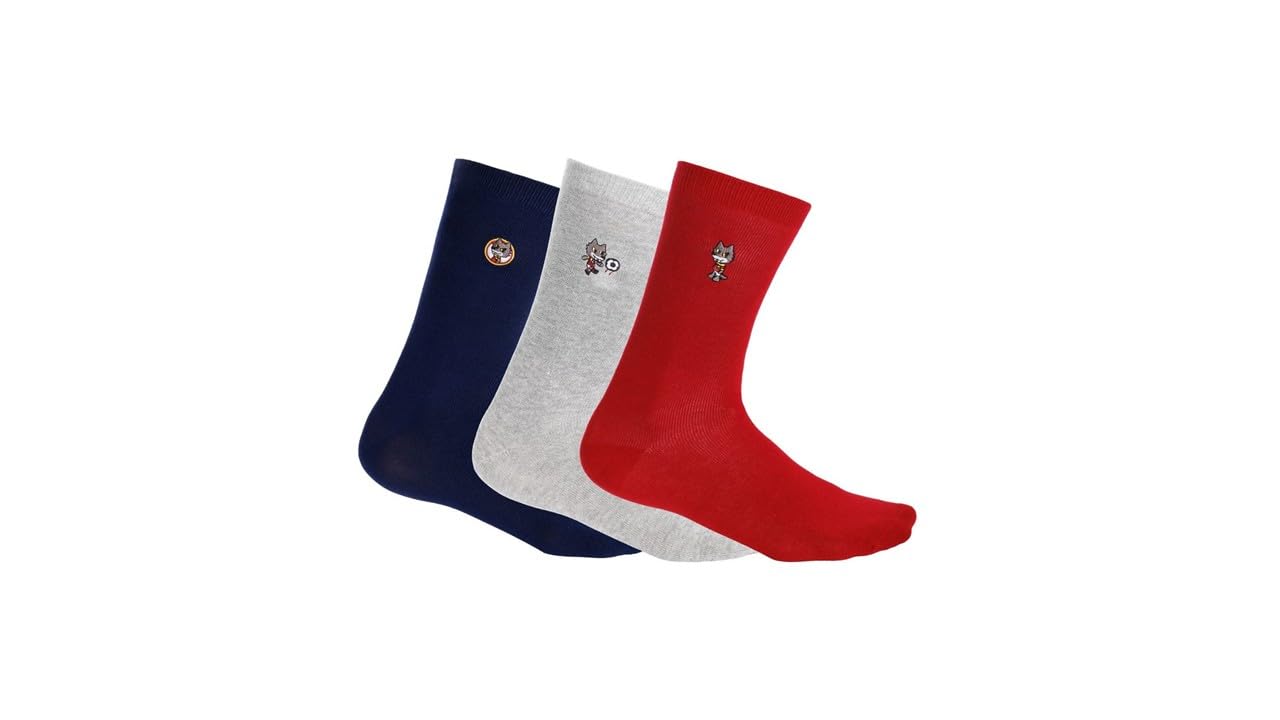 AS Roma Sport Socks - 3 Pack Romolo Pack Calze Sportive Bambini e ragazzi