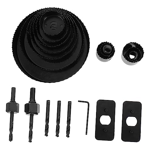 TEHAUX Woodworking Hole Saws Drill Bit Set 19-152mm Heavy Duty Easy Install Ideal for Furniture Drilling