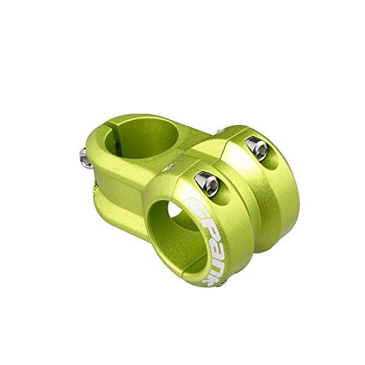 Spank Spoon 2 Freeride All-Mountain Enduro MTB Bicycle Stem (Green), Lightweight and Strong Alloy Stem for Mountain Bike, Mountain Bike Stem Short Handlebar, Stem for Most Bicycle, Cycling