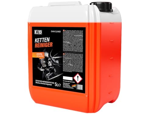 EXO Kettenreiniger für Fahrräder | Reinigung von Ketten, Umwerfern und Zahnkränzen | schnelltrocknend & rückstandsfrei (5 l)