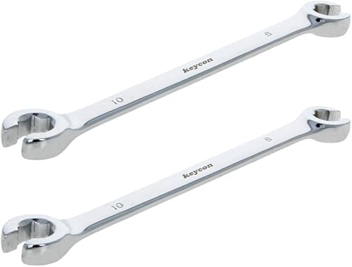 Miniatura 1 de Utoolmart 2 llaves de tuerca acampanada, llave métrica de extremo abierto doble de 0.315 in x 0.394 in