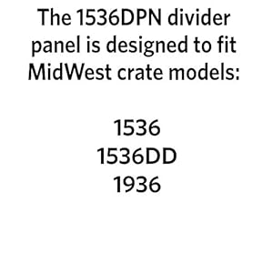   MidWest-Homes-for-Pets-Dog-Crate-Replacement-Divider-Panel-Fits-models-1536-1536DD-1936-B36-B36DD-1536DNP-Black