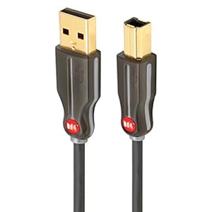 Essentials USB A naar USB B-kabel voor printers, harde schijven, enz. (800+ Mbps High Speed) 3m
