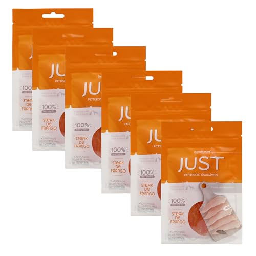 JUST Petiscos Saudáveis Pack com 6 Unidades Sabor Steak de Frango 55G