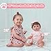SCOM Reborn Baby Doll Girl - 18 Inch Realistic Real Life Doll with Hair, Silicone Baby with Anatomically Correct, Newborn Lifelike Toddler with Vinyl Body for Age 3 4 5 6 Year Old Gift Princess Lucy