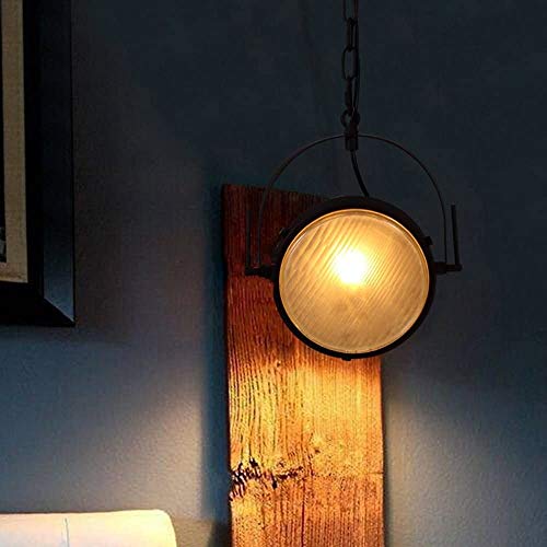 Lustre tête unique style loft et éclairage de chambre vintage e27 - 5