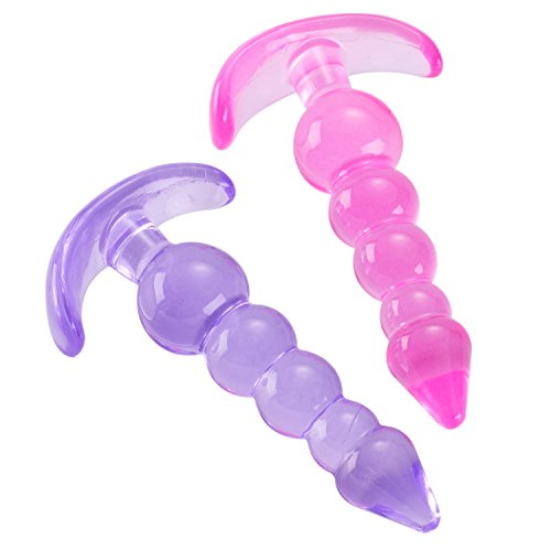 Yifeng 6Pcs Anal Trainer Kit Butt Plugs Beginner Set Silicone Prostate Massager (Purple) #TOP5