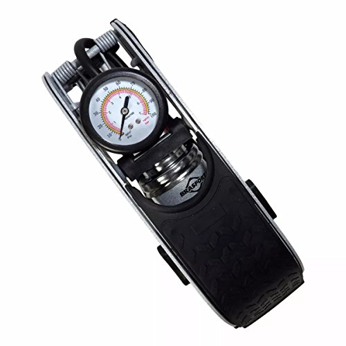 Bomba De Ar Pedal Premium Alta Pressão Brasfort