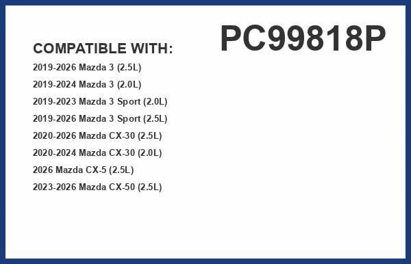 PG Cabin Air Filter PC99818P | Fits 2020-2025 Mazda CX-30, 2019-2025 3, 2023-2025 CX-50, 2019-2023 3 Sport by Premium Guard - Used condition - Image 3