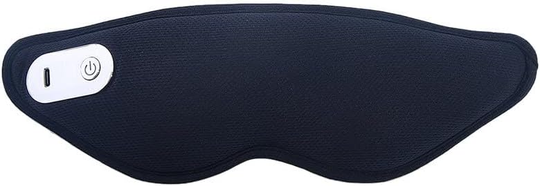 Heated Massage Eye Mask,45 Degree Thermostat Eye Massager,USB Rechargeable Eye Massager, Relax and Reduce Eye Fatigue Dark Circles Eye Bags Improve Sleep, Portable Eye Massager