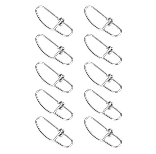 G.T.R Insurance Snap Crosslock Acero Inoxidable Tamaño 3-2 cm 10 unidades