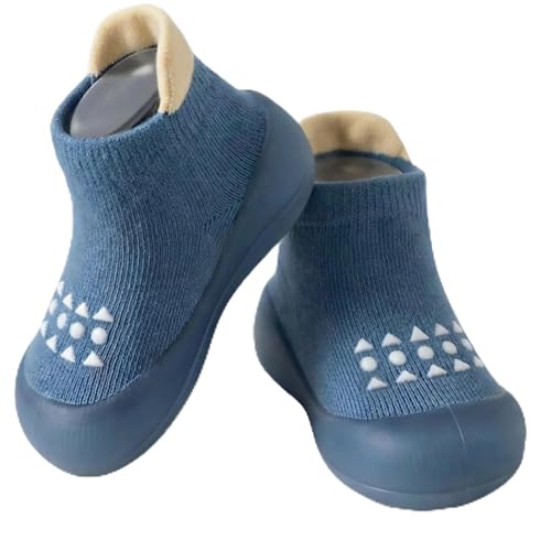 Image of Hstyle Baby Sock Shoes Toddler Walking Shoes Infant Non-Slip Slippers Soft Rubber Sole Sneakers for Baby Boys Girls