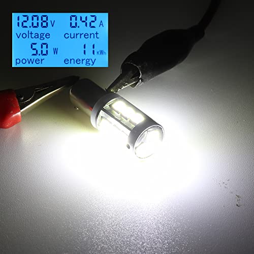 Bombilla LED BA9 BA9S para auto 2 unidades xenón blanco miniatura 5