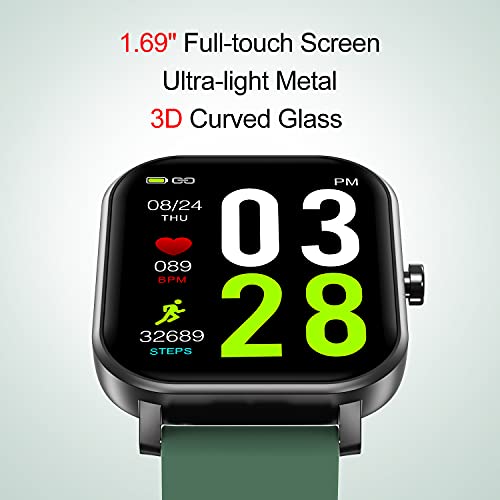 Smart Watches for Women, Smartwatch with Blood Pressure, Blood Oxygen Monitor, Fitness Tracker with Heart Rate Monitor, Sleep Tracker, Message Call Reminder, 1.69" Fitness Watch for Android & iOS - Thumbnail 2