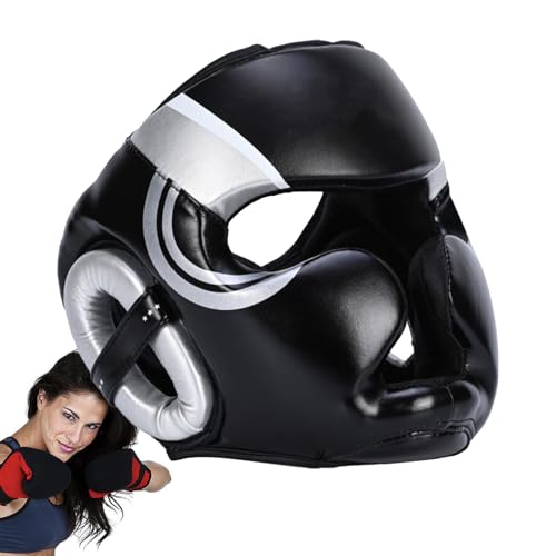 Casco De Boxeo - Casco Protector De Boxeo Para Adultos | Mujer Hombre Entrenamiento Fitness Equipo De Protección Facial Para Sparring, Kickboxing - imagen 6