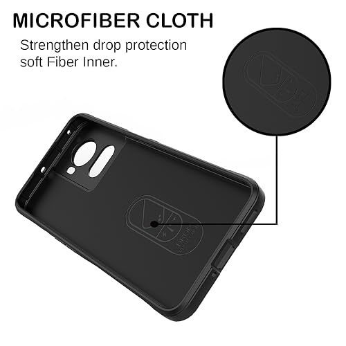 Image of Back Cover for OnePlus 10R 5G | Full Camera Protection | Liquid Silicon Case | Flexible Bumper Case for OnePlus 10R 5G (Black)