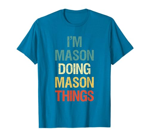 I'Mason Doing Mason Things Personalised Gift T-Shirt