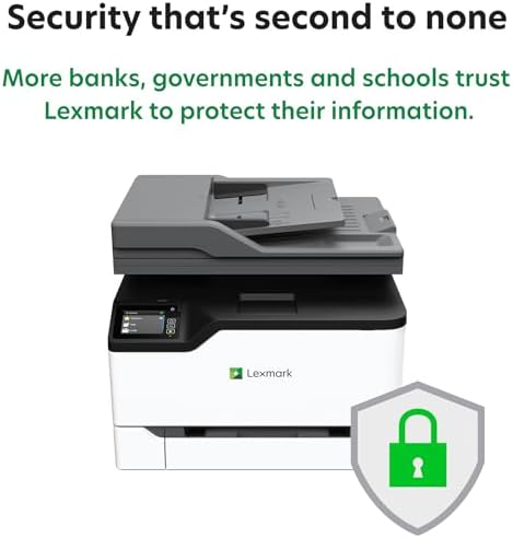 Lexmark CX331adwe Laser Printer - Color - 26 ppm Mono / 26 ppm Color - 600 dpi Print - Automatic Duplex Print - Wireless LAN, White (40N9070) (Renewed) — 사진 5
