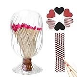 Helix Shaped Match Cloche Glass Holder, Not Include MatchesοΌHeight 4 Inches