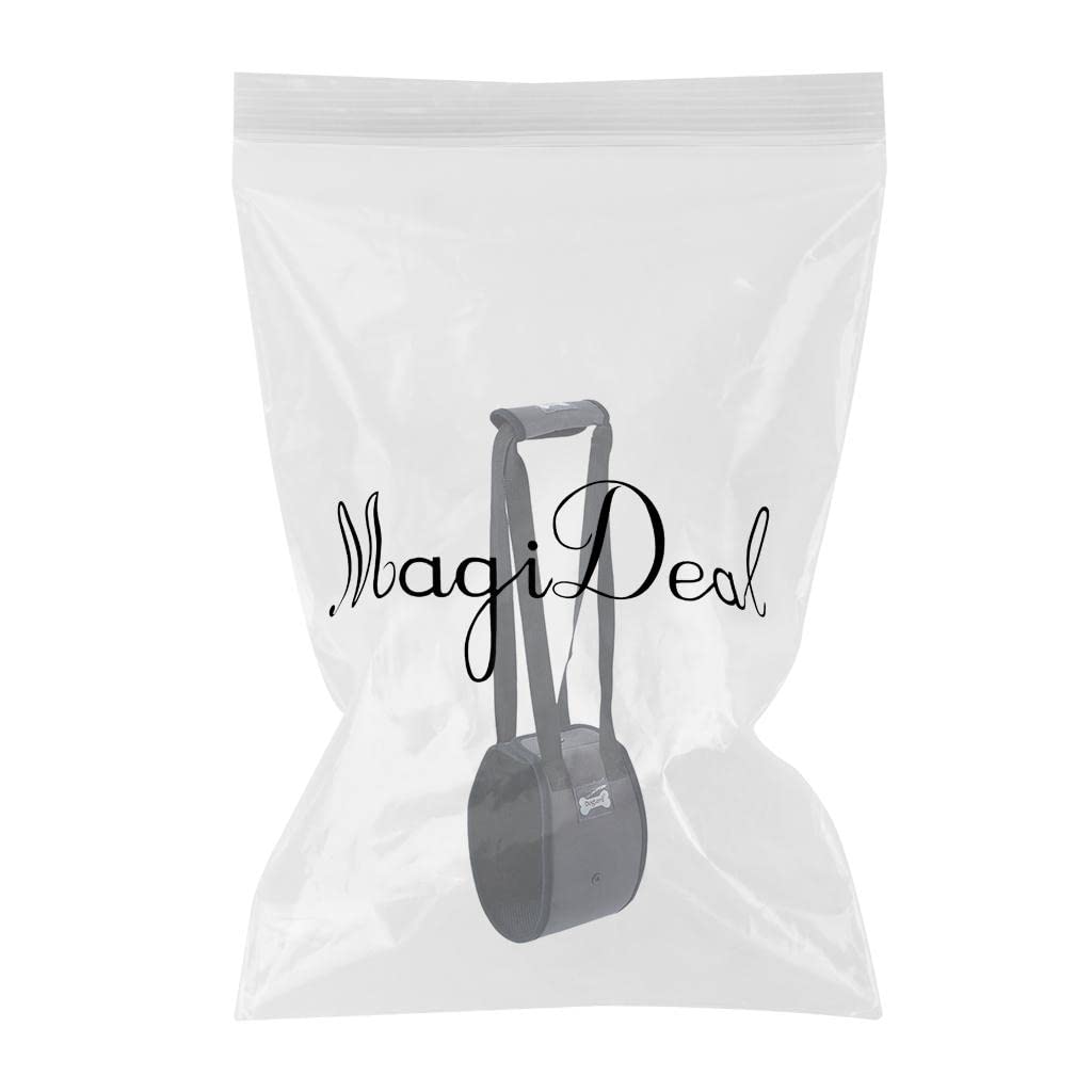 UJEAVETTE® Dog Lift Harness Mobility Lifting Aid Support Harness with Handle XL Gray