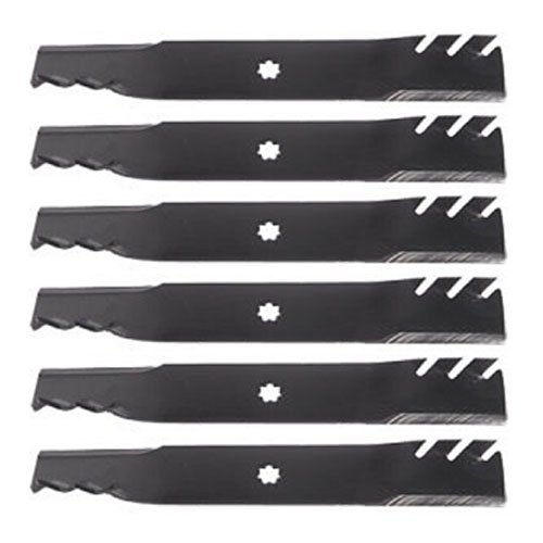 (6 Pack) lowes Aftermarket Premium Sustitución Predator 17" X 2  12" 7 Lóbulo Lawn Mower Deck Blade  228461