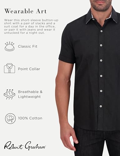 Robert Graham Windsor 2 Short Sleeve Button Down Shirt2