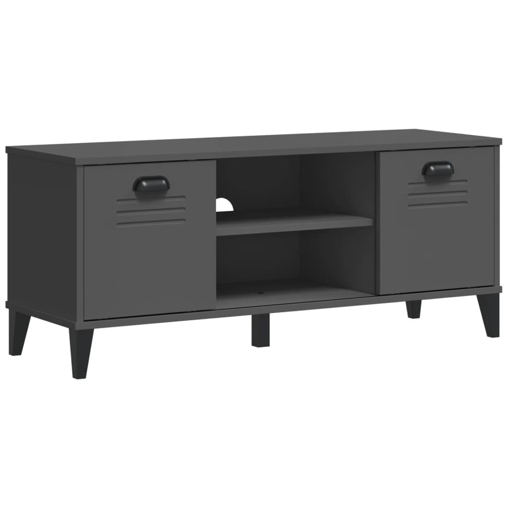 VIKEN stojak na buty szary antracyt 106 x 35 x 45 cm drewno wielowarstwowe