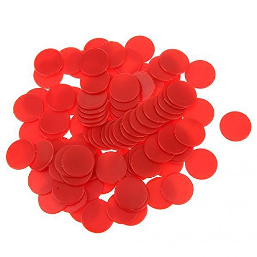 ATORSE Toy 100 Opaque Plastic Board Game Counters Tiddly winks Numeracy Teaching Red-Toys & Hobbies-Games-Game Pieces Parts-picture-25