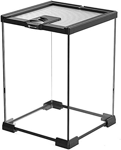 家やオフィスの装飾用の滑り止めの爬虫類生息地 透明なビバリウムボックス 爬虫類生息地タンク トカゲタートルケージウォッチトランスポートボックスホームペットショップボックス 商店 29cm サイズ 家やオフィスの装飾用の滑り止めの爬虫類生息地 透明なビバリウムボックス 爬虫類生息地タンク トカゲタートルケージウォッチトランスポートボックスホームペットショップボックス 商店 29cm サイズ