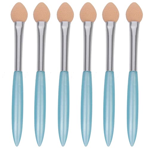 使い捨てアイシャドウブラシメイクアップアプリケーター ランダムカラー 12個