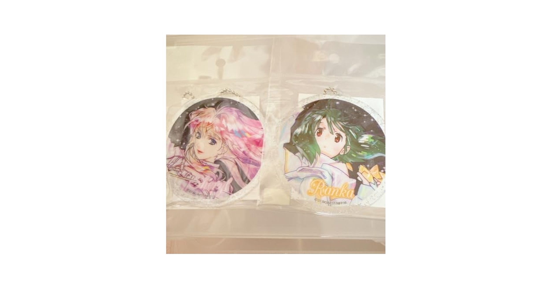 マクフェス マクロスフェスティバル モチーフキーホルダー シェリル ランカ マクロス 超時空フェスティバル モチーフキーホルダー シェリル